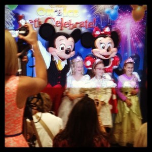 Interviewed girls from Make-A-Wish Foundation. They received makeovers and meet/greet with Disney characters before a showing of Disney on Ice. 